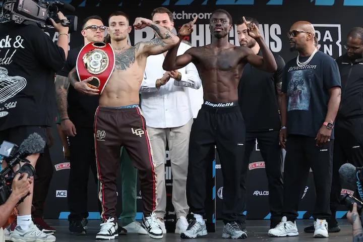 Liam Paro, Richardson Hitchins make weight for IBF junior welterweight showdown