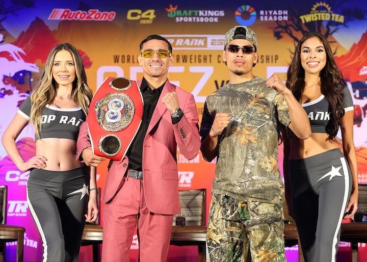 Luis Alberto Lopez Vs Angelo Leo Pose