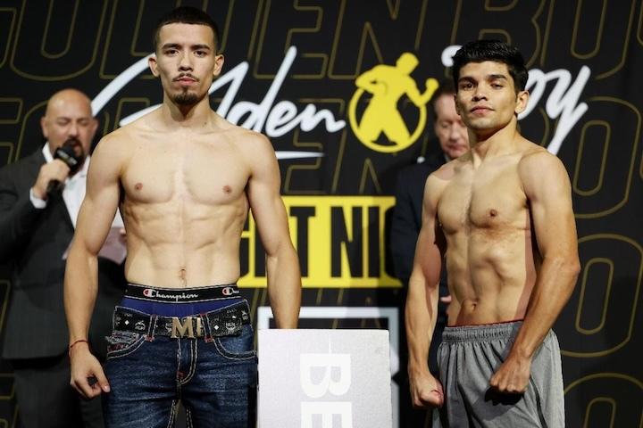 Manny Flores-Victor Olivo weigh-in results