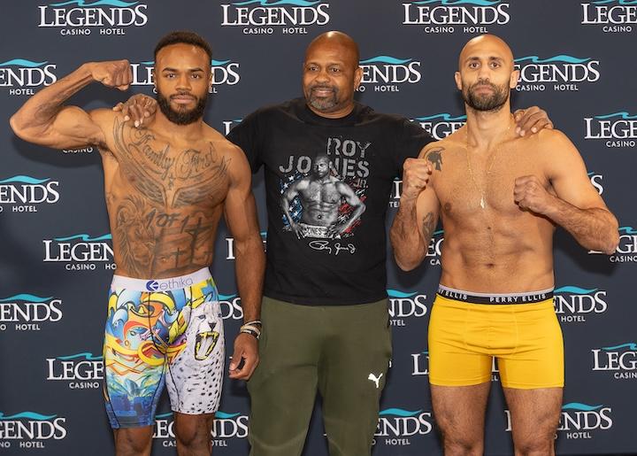 Shady Gamhour vs. Devontae McDonald. Courtesy Legends Casino Hotel