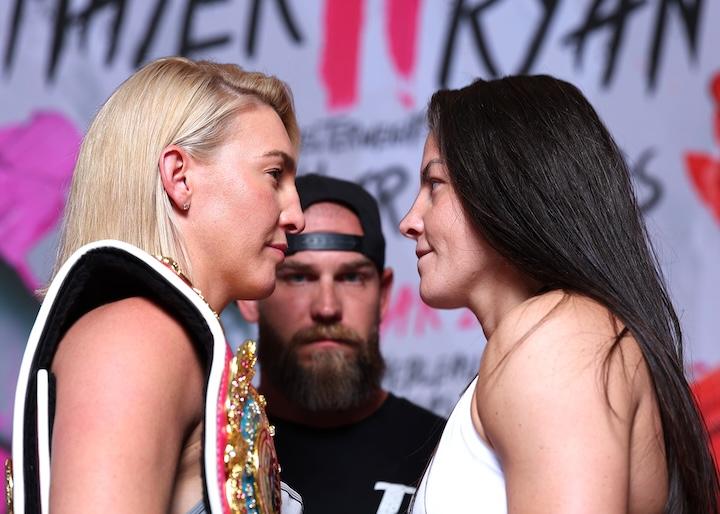 Mikaela Mayer vs Sandy Ryan Photo Mikey Williams / Top Rank