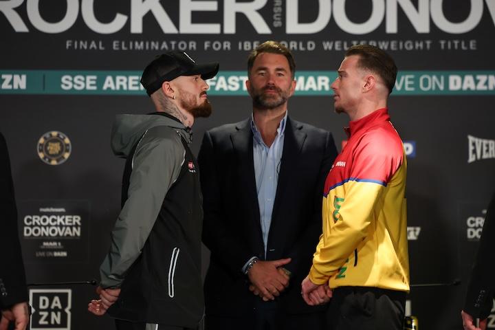 Paddy Donovan Lewis Crocker1 Photo Mark Robinson Matchroom Boxing