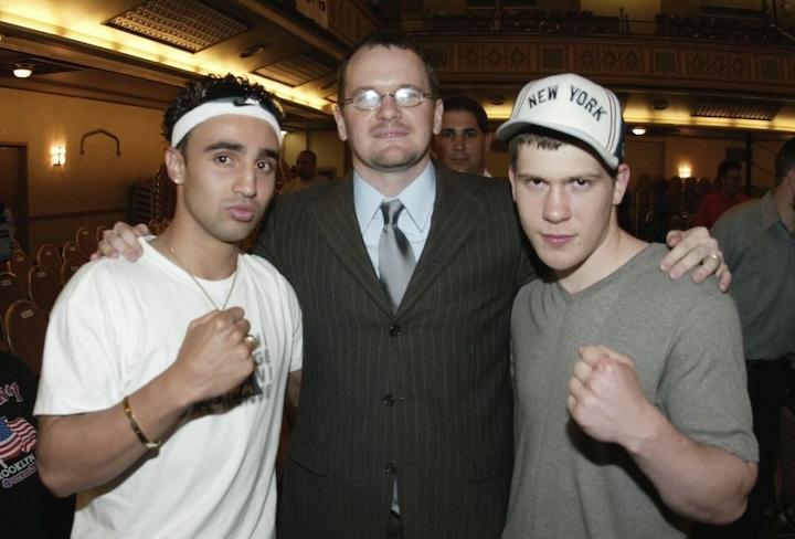 Paulie Malignaggi, Kurt Emhoff and Dmitriy Salita