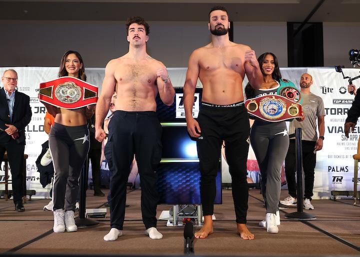 Richard Torrez Jr vs Guido Vianello weigh-in 4.4.25