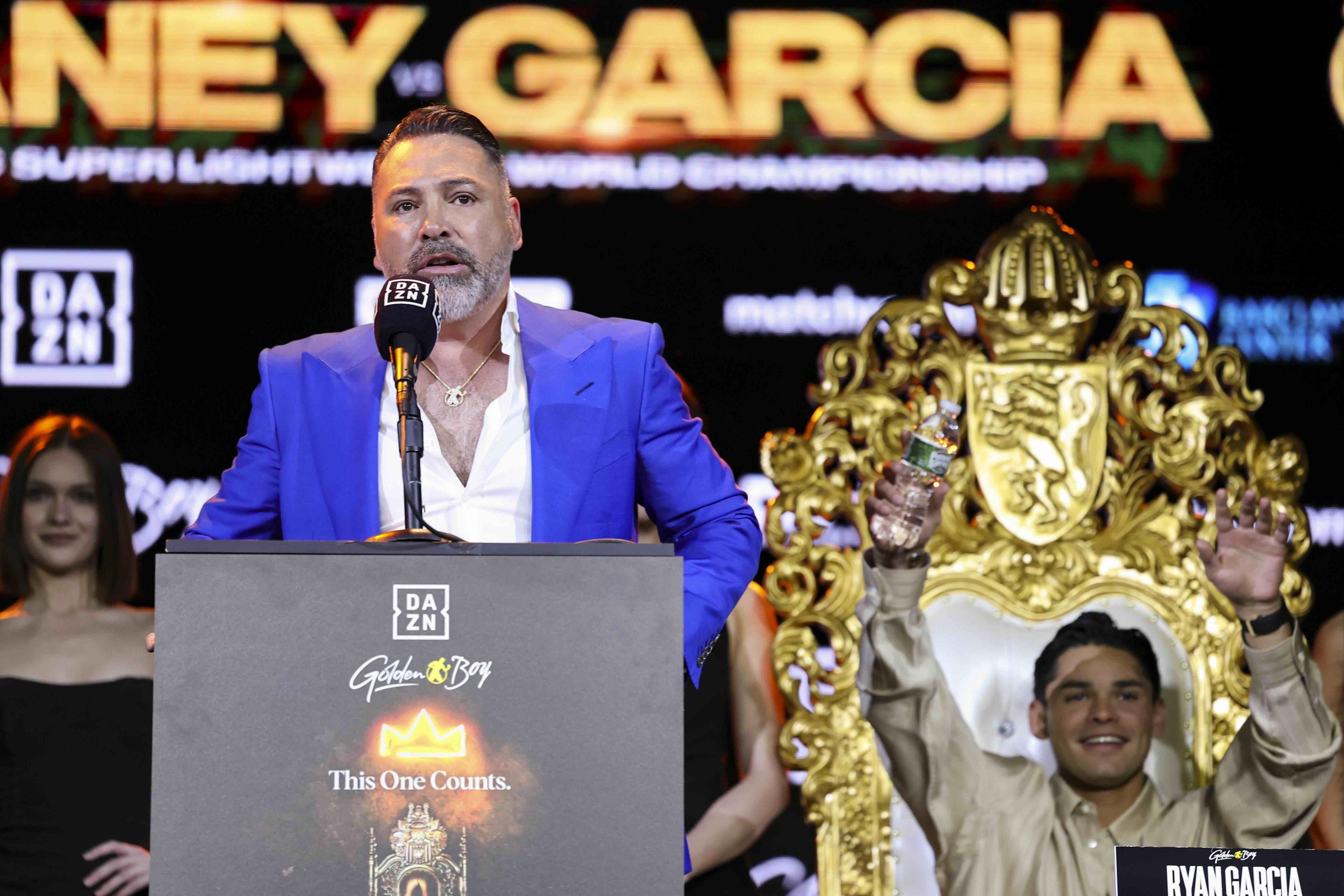 Ryan Garcia Oscar De La Hoya