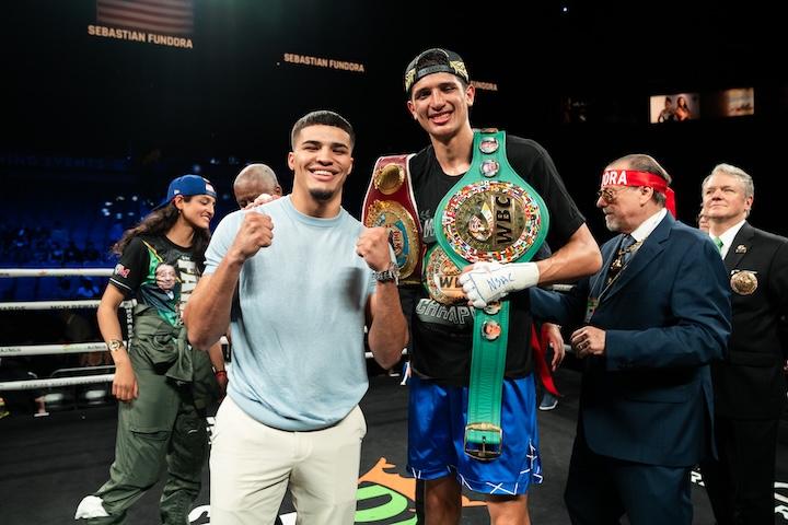 Sebastian Fundora Xander Zayas Photo Ryan Hafey / Premier Boxing Champions