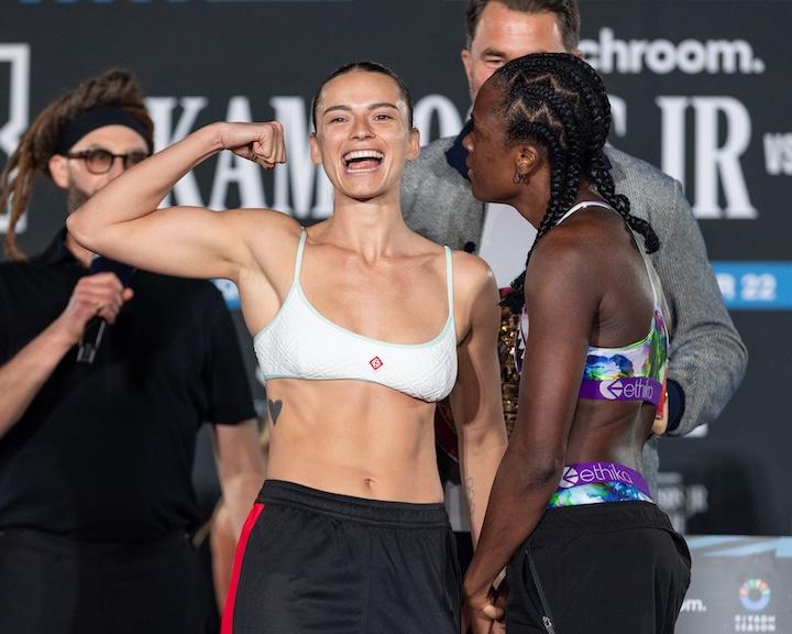 Skye Nicolson Tiara Brown Photo Matchroom Boxing