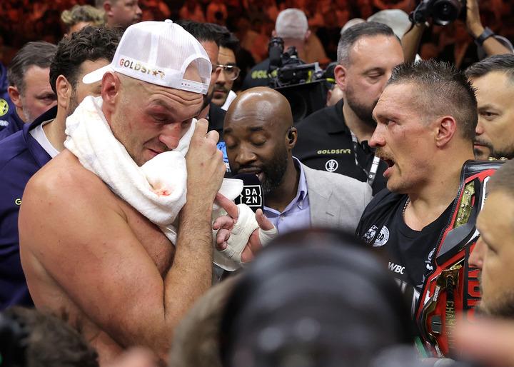 Tyson Fury And Oleksandr Usyk End
