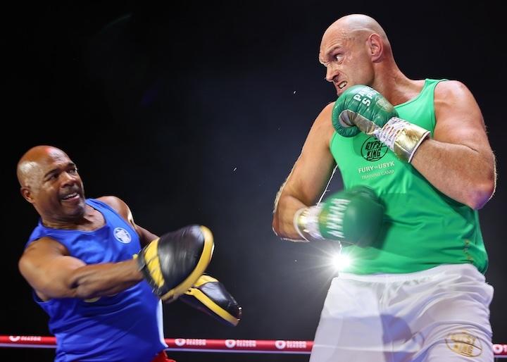 Sparring partner: ‘Tyson Fury’s stronger and more explosive this time’