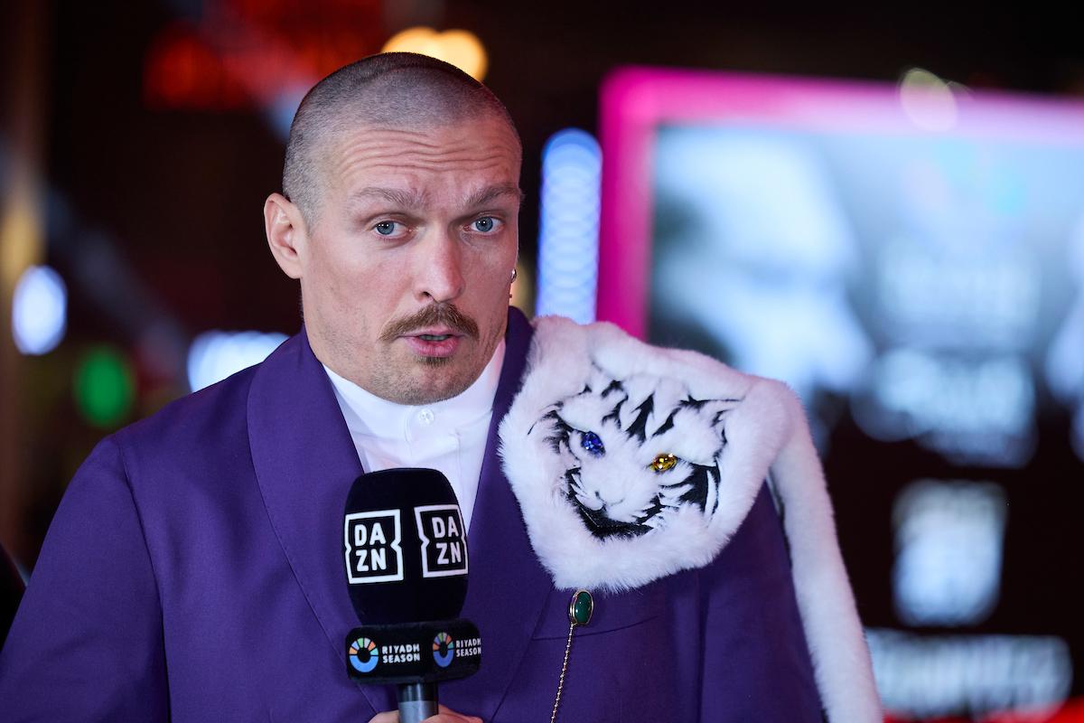 Usyk arrival
