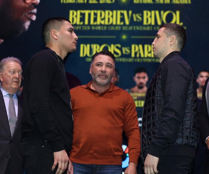 Vergil Ortiz Israil Madrimov  Photo Mark Robinson Matchroom Boxing