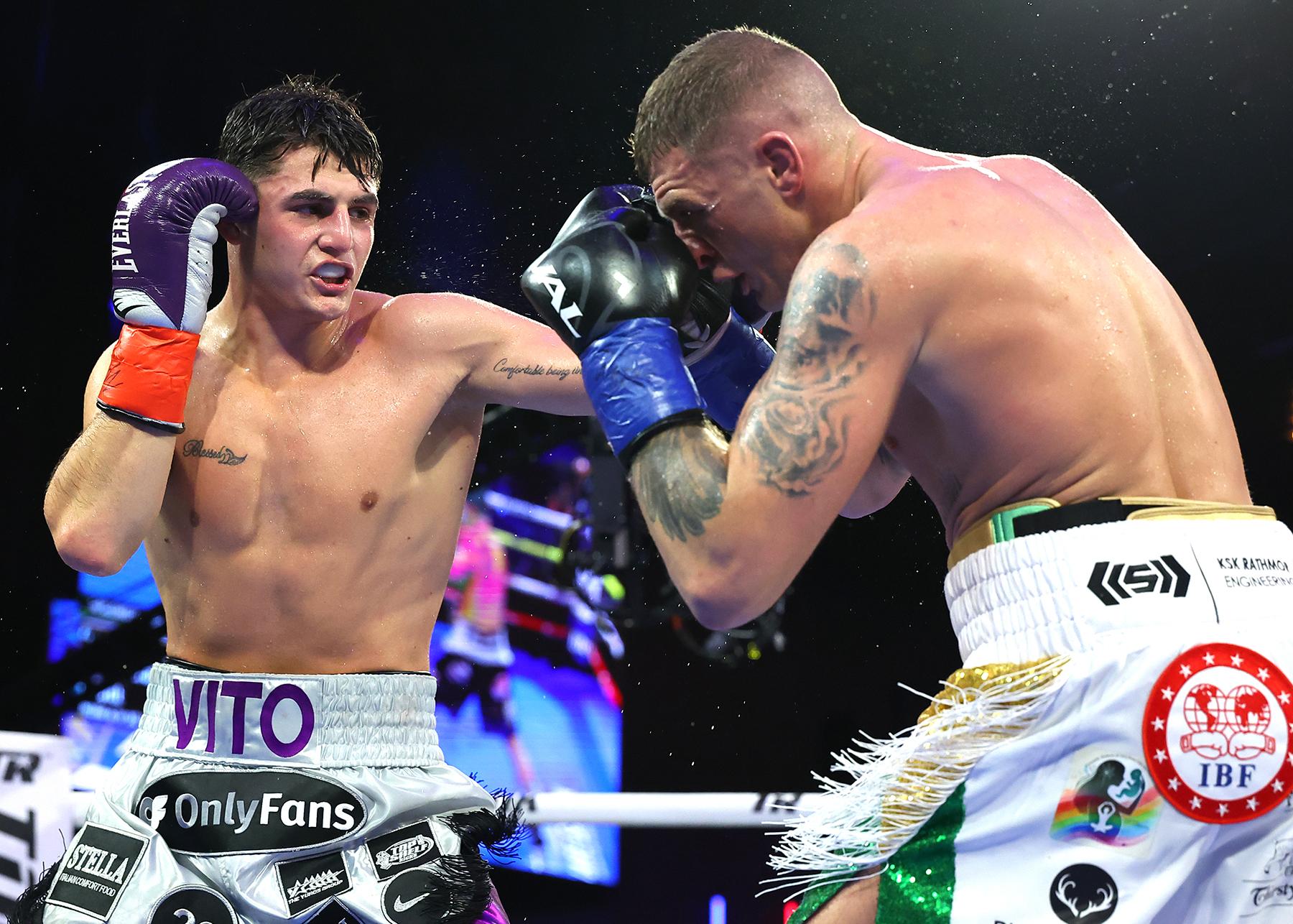 Vito Mielnicki Jr vs Connor Coyle action  