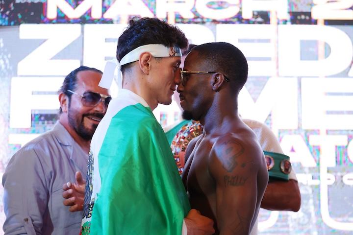 William Zepeda Tevin Farmer Photo  Cris Esqueda Golden Boy Promotions
