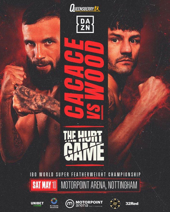 anthony cacace leigh wood fight poster 2025