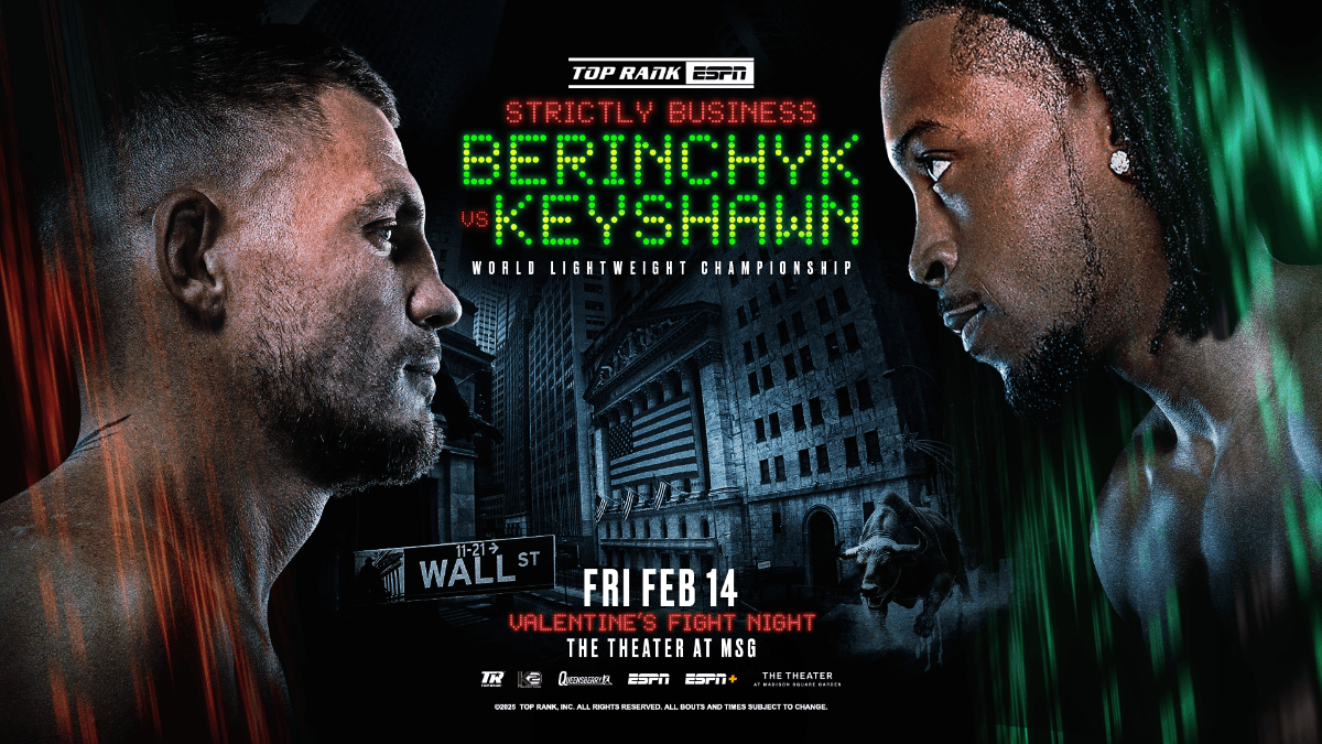 Denys Berinchyk Keyshawn Davis fight poster
