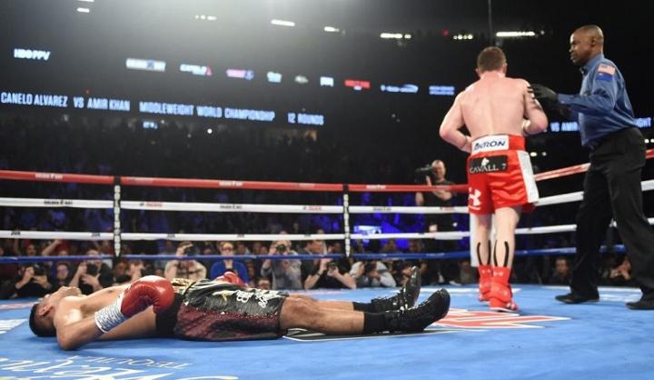 Canelo Khan Fight