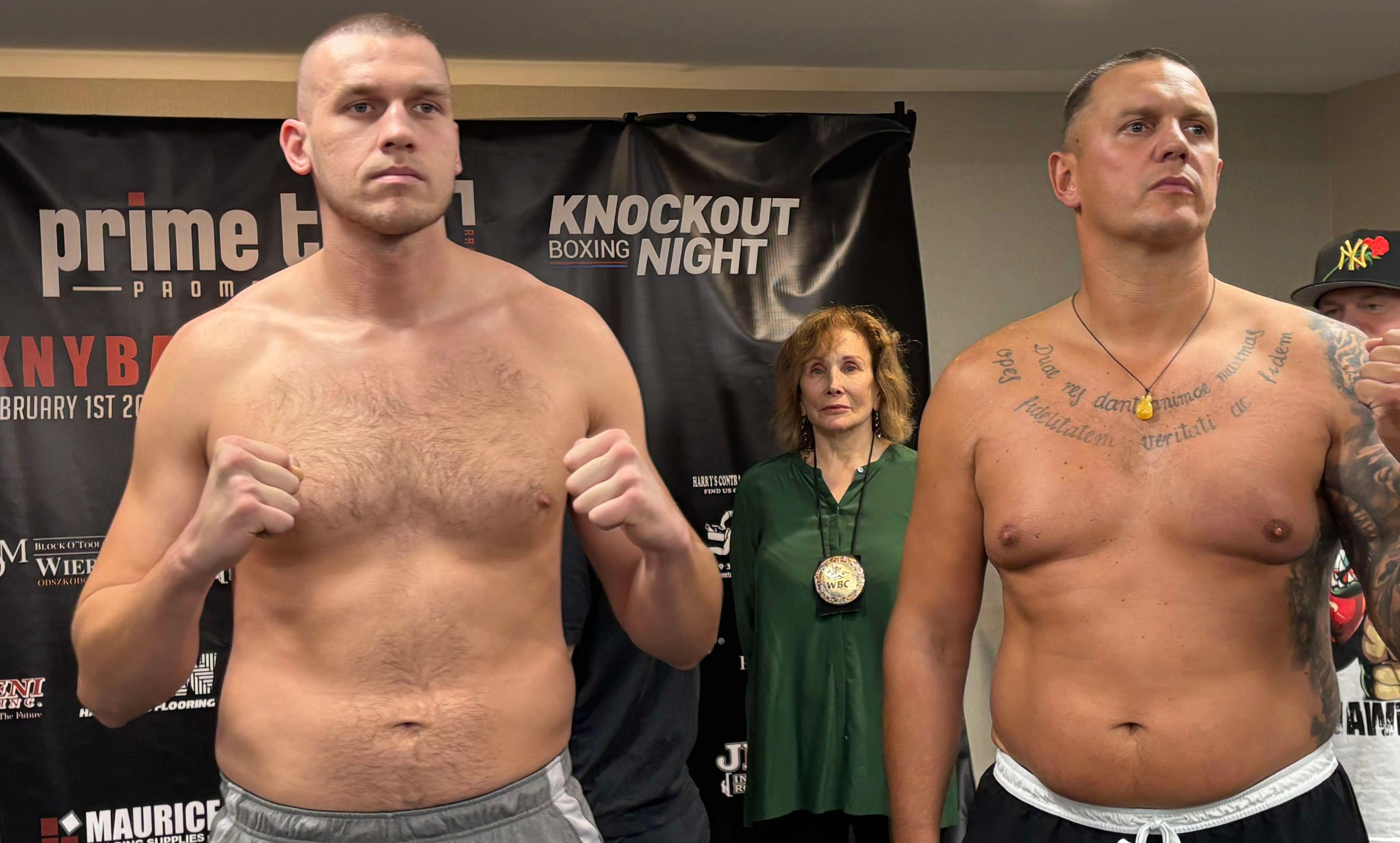 Damian Knyba (L) and Andrzej Wawrzyk (R).