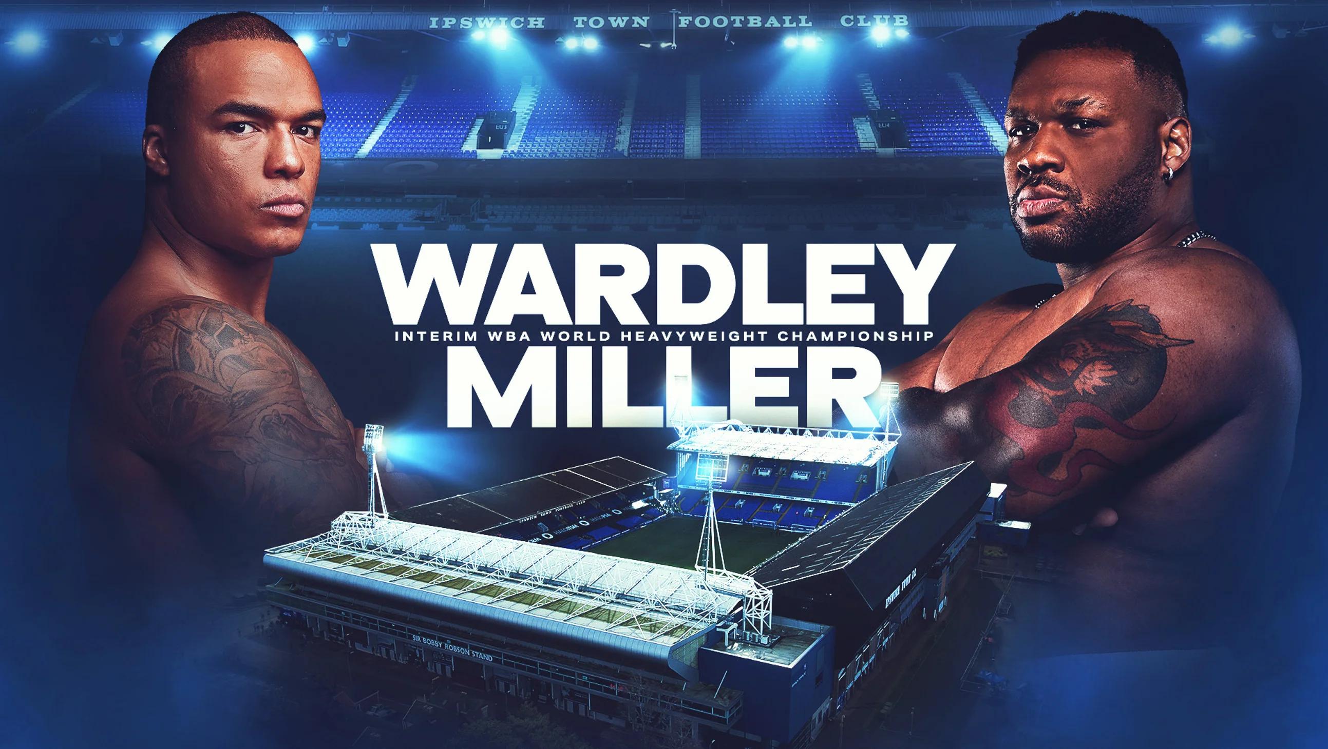 fabio wardley jarrell miller june 2025 fight poster.webp
