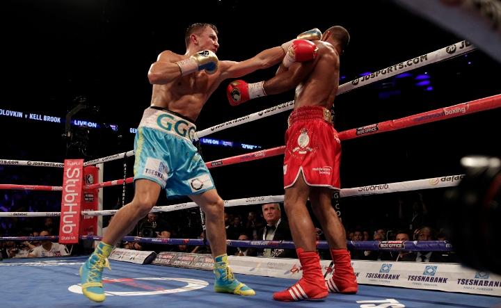 Golovkin Brook Fight