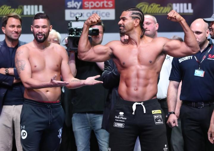 Haye Bellew Rematch Weights