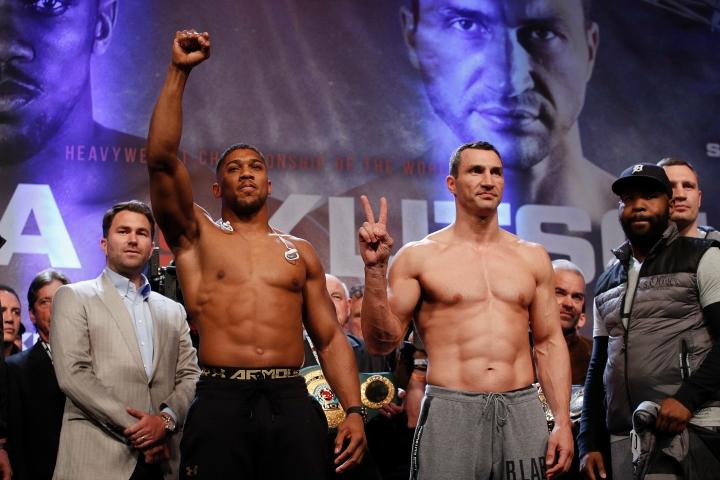 Joshua Klitschko Weights