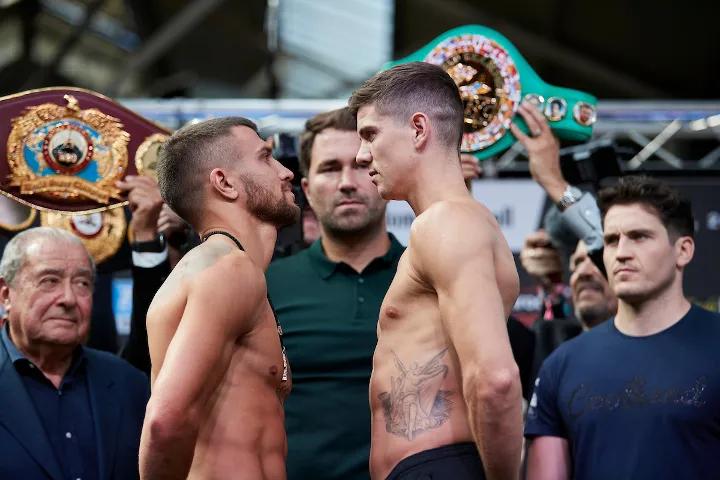 Lomachenko Campbell Weights
