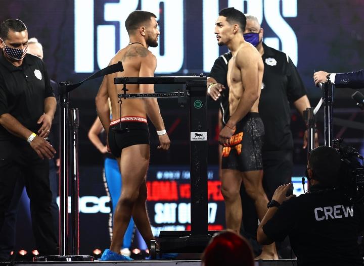 Lomachenko Lopez Weights