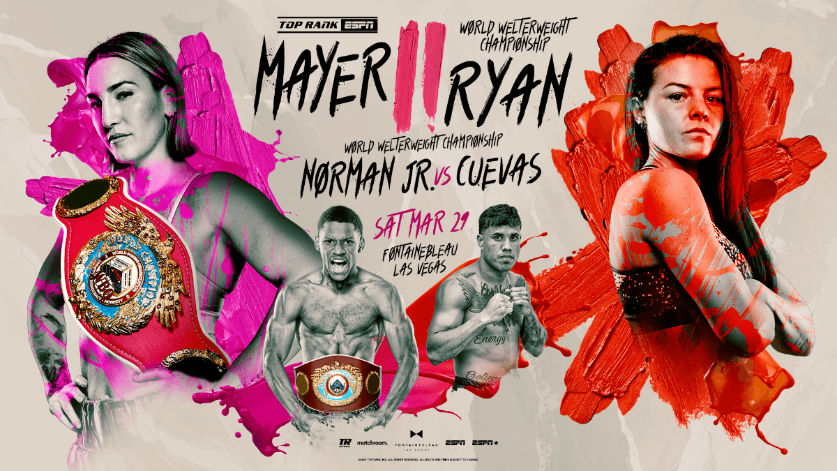 mikaela mayer sandy ryan 2 rematch banner