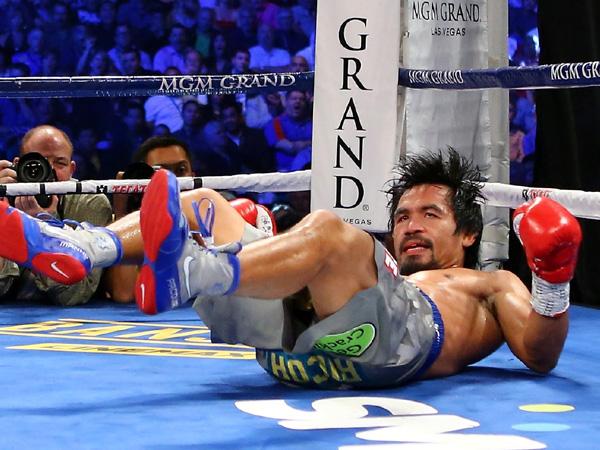 Pacquiao Down