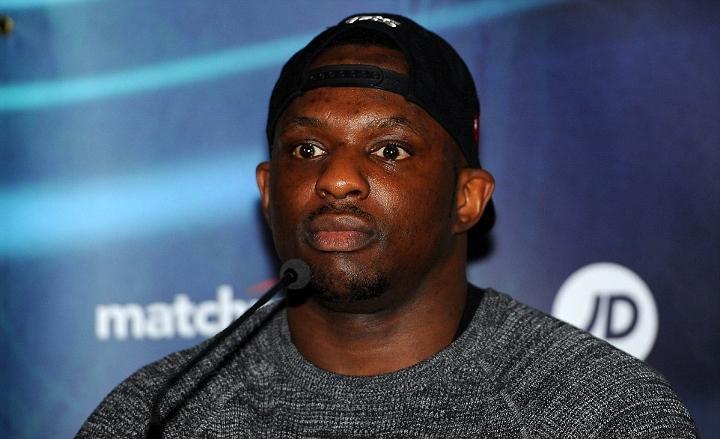 Whyte Chisora Throws Table