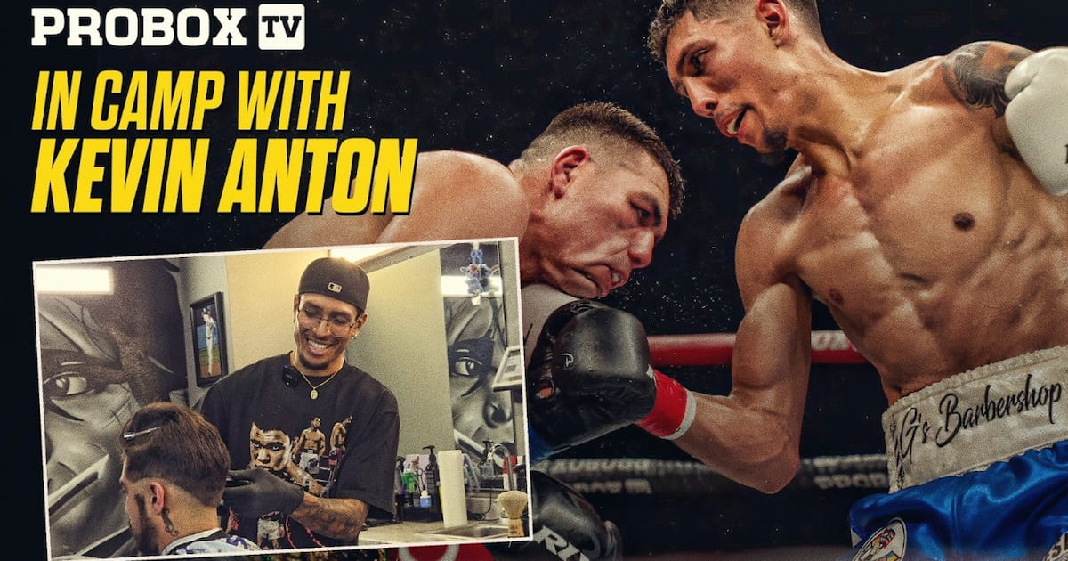 Kikcking In Camp With Kevin Anton: Cutting Hair and Kicking A** | BoxingScene Video