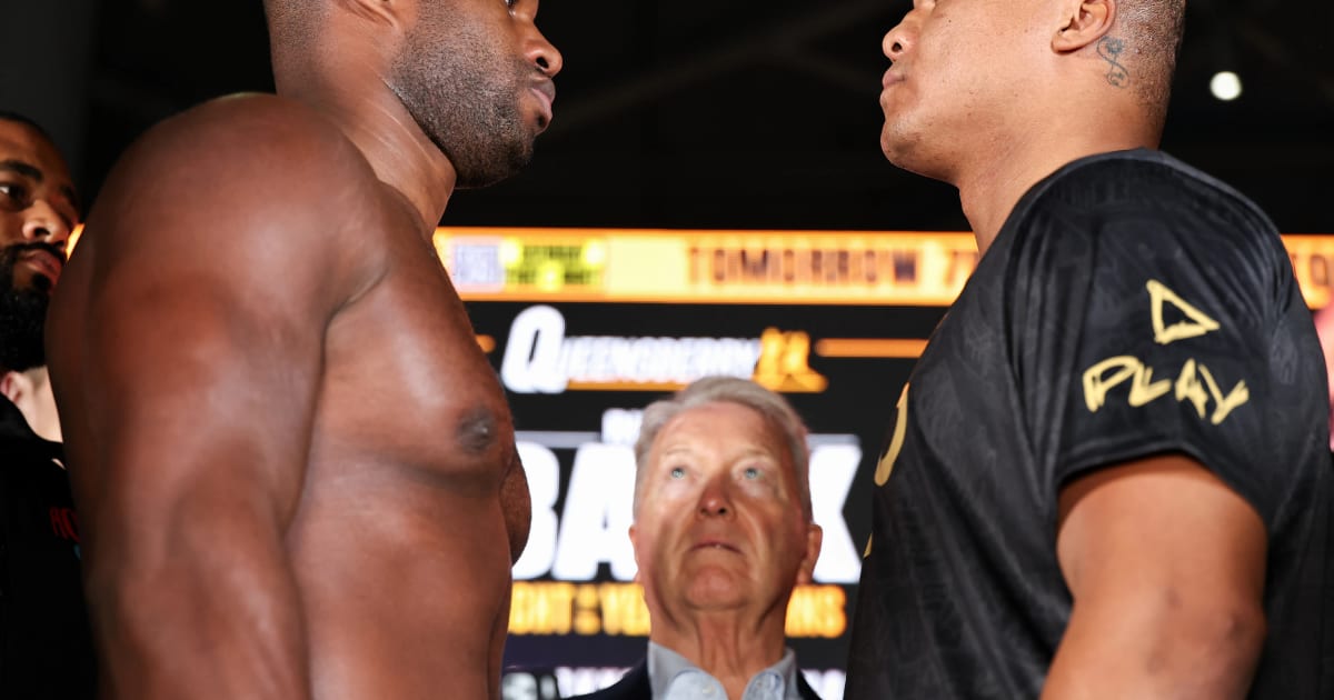 Daniel Dubois and Fabio Wardley at career heaviest weights ahead of rematch