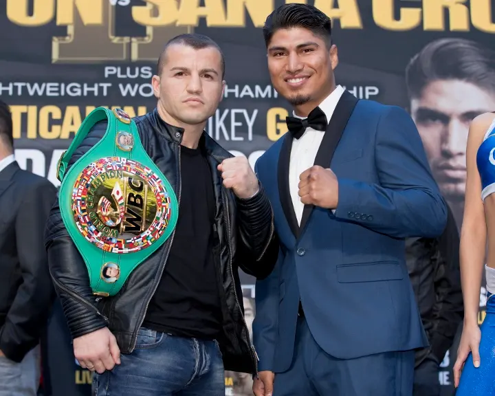 Dejan Zlaticanin And Mikey Garcia