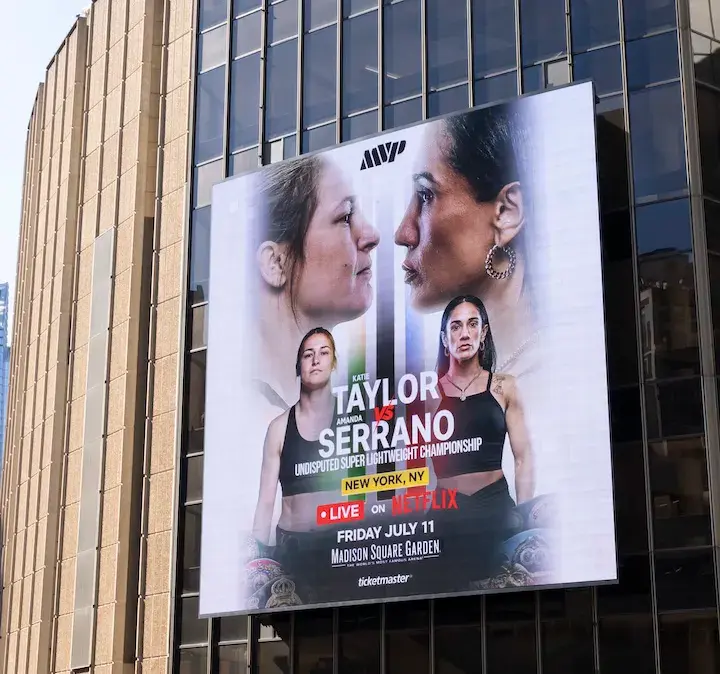 Katie Taylor vs Amanda Serrano Photo: Esther Lin/Most Valuable Promotions