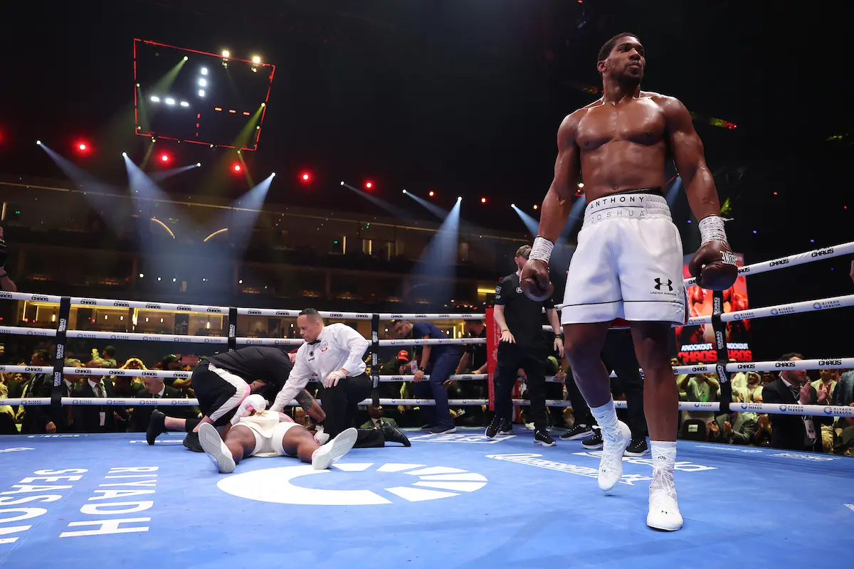 Devastating Anthony Joshua Wipes Out Francis Ngannou in Two Rounds