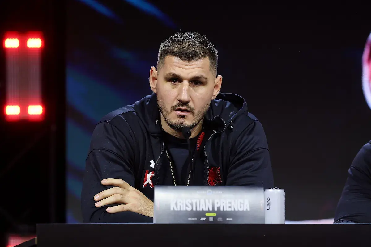 Kristian Prenga does his best to convince everyone he has the beating of Anthony Joshua (June 1, 2026)