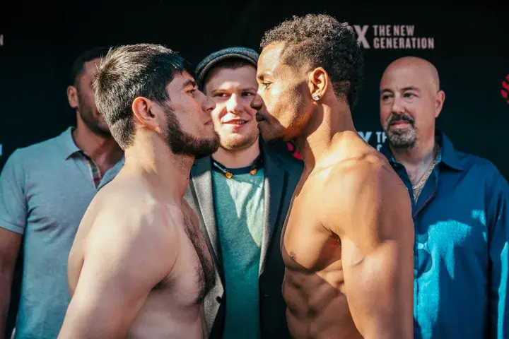 Eyubov Vs Mayfield Weighin Shobox