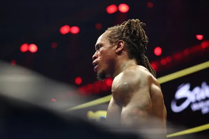Anthony Yarde in the midst of his unsuccessful bid to defeat David Benavidez in November 2025