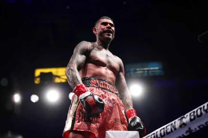 Arnold Barboza Jnr could have a host of interesting potential opponents after handling Kenneth Sims Jnr on Saturday in Anaheim, California. (March 14, 2026)