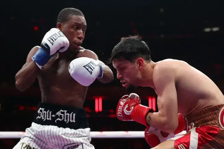 Bruce Carrington stopped Carlos Castro to win a vacant featherweight title on January 31, 2026, at Madison Square Garden in New York City.