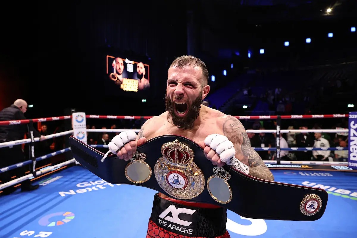 Cacace celebrates his second world title