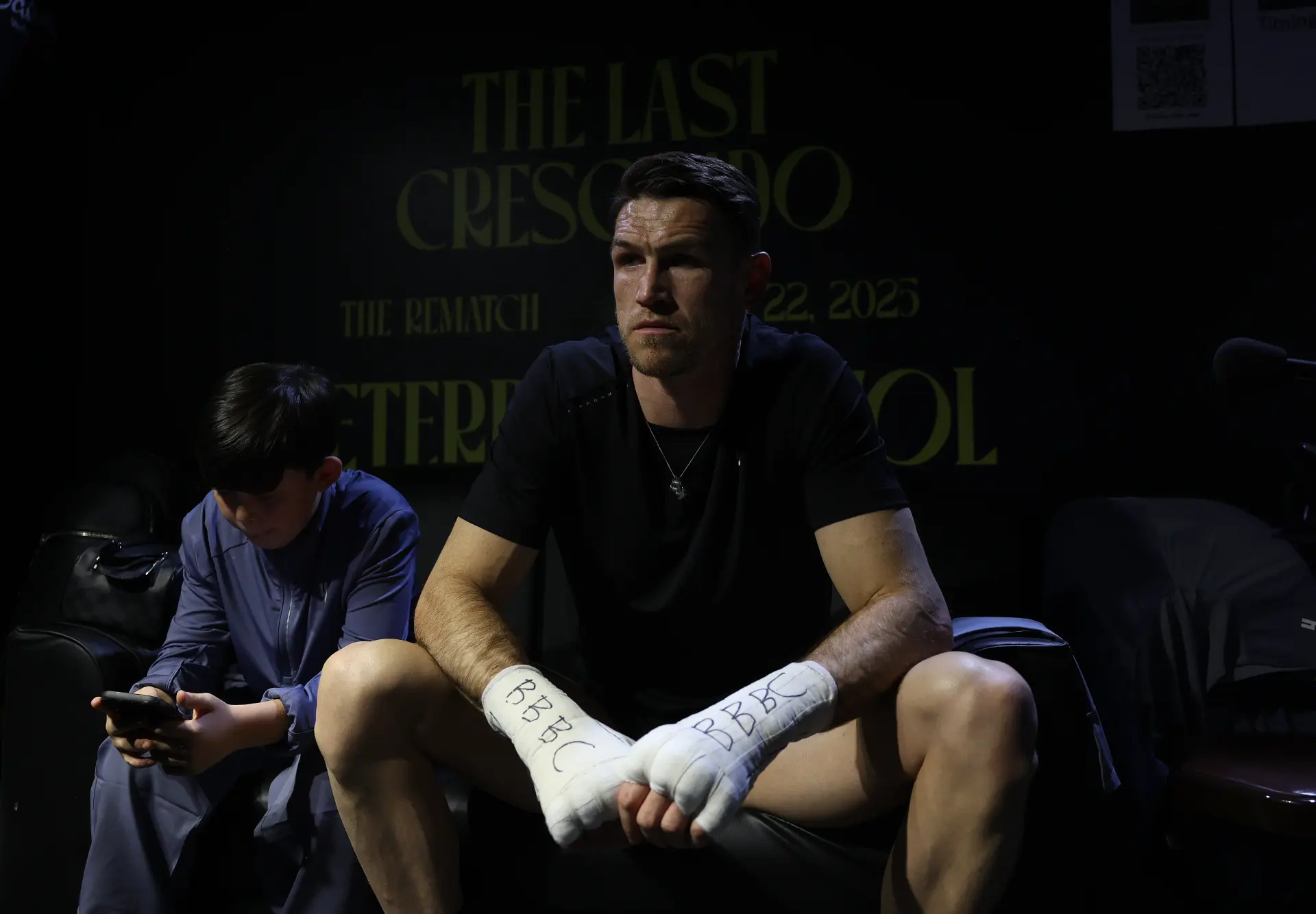 Callum Smith takes a seat ahead of his February 2025 boxing match with Joshua Buatsi