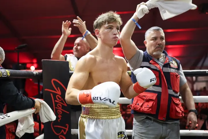 Cayden Griffiths: the latest young fighter to emerge from the desert
