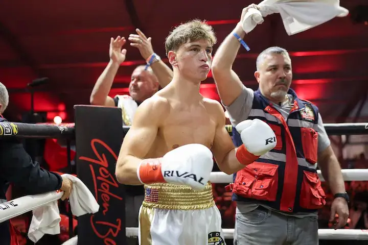 Cayden Griffiths: the latest young fighter to emerge from the desert