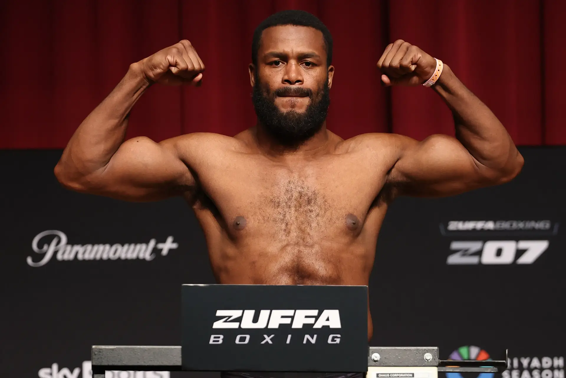 Cheavon Clarke hits the scales on June 5, 2026, ahead of clash with Jack Massey