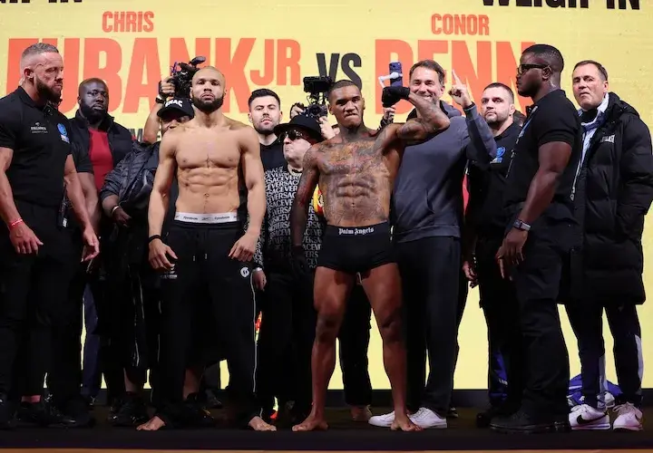 Chris Eubank Jnr Conor Benn Weigh In 11142025