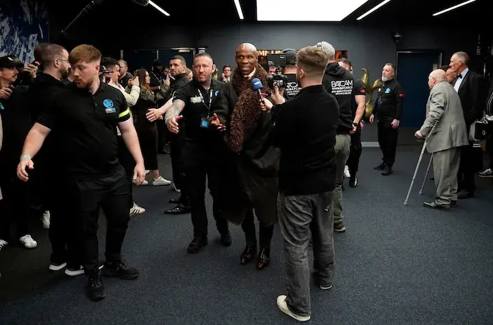 Nigel Benn predicted Chris Eubank Snr's 'spectacular' fight night arrival