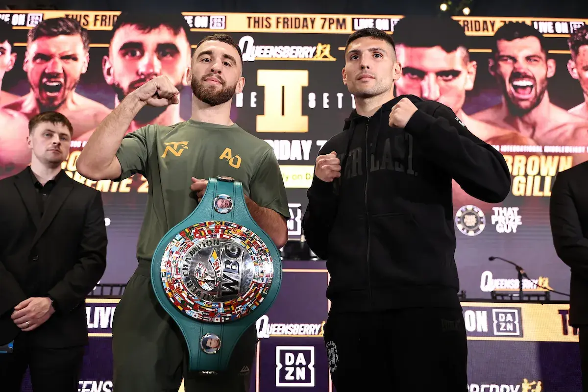 Nathaniel Collins and Cristobal Lorente ahead of their rematch
