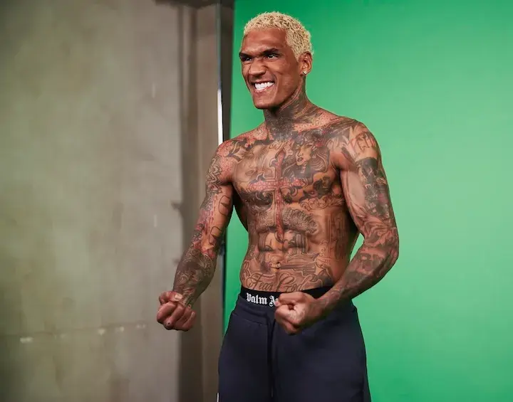 Conor Benn at the media day for his fight against Regis Prograis. (April 8, 2026)