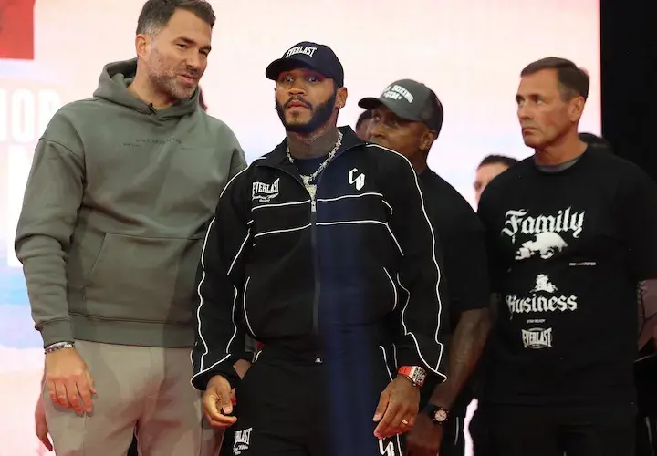 Chris Eubank and Conor Benn both under 170lbs for contracted second weigh-in
